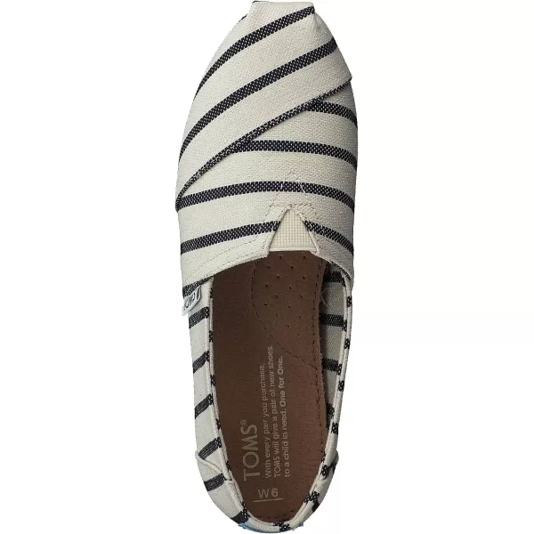 TOMS Womens Alpargata  BlueWhiteNavy