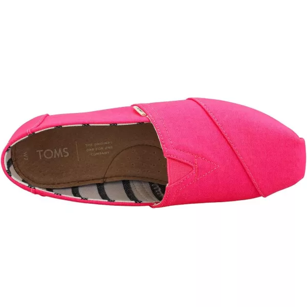 TOMS Womens Alpargata Flats Casual  BlueBlackSuede