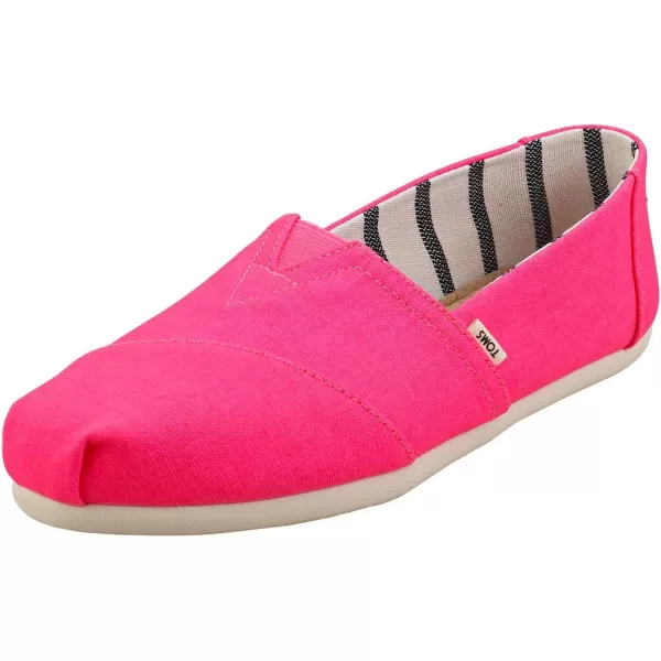 TOMS Womens Alpargata Flats Casual  BlueBlackSuede