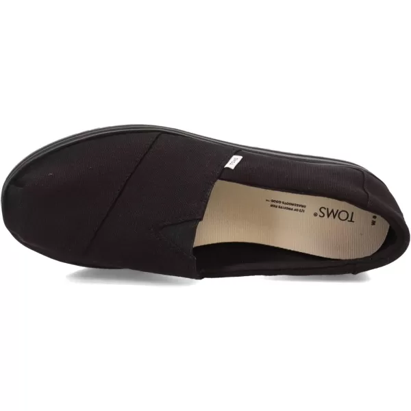 TOMS Womens Alpargata Midform SlipOnBlack