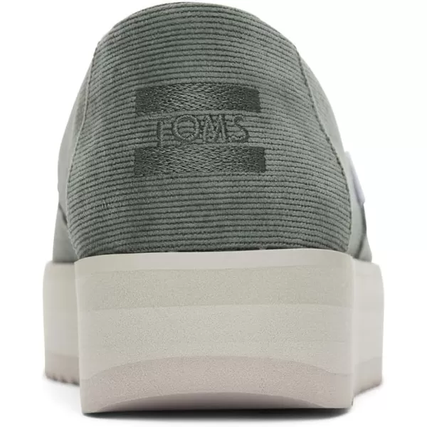TOMS Womens Alpargata Midform SlipOnBonsai Green
