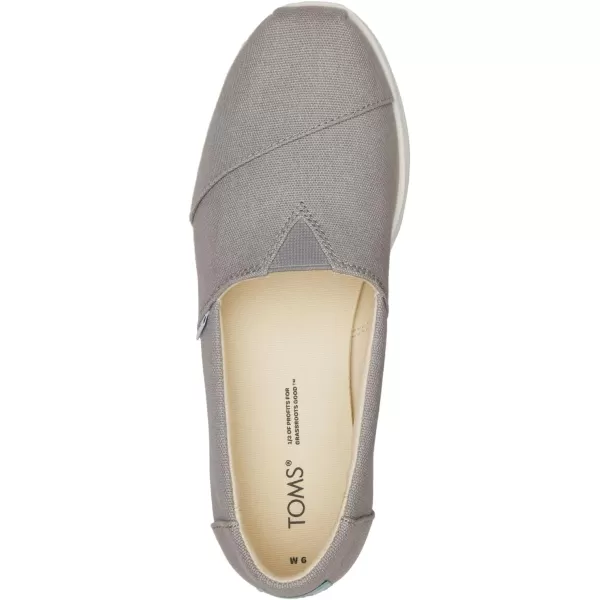 TOMS Womens Alpargata Midform SlipOnGrey