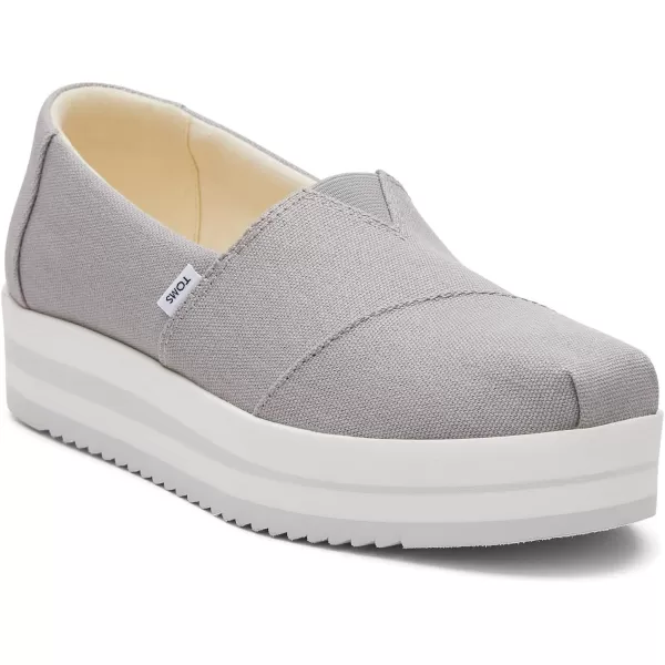 TOMS Womens Alpargata Midform SlipOnGrey