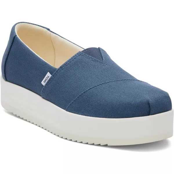 TOMS Womens Alpargata Midform SlipOnMajolica Blue