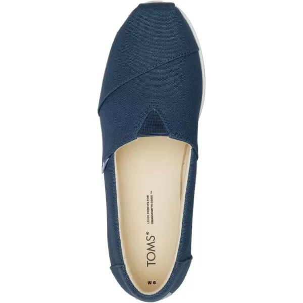 TOMS Womens Alpargata Midform SlipOnMajolica Blue