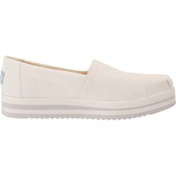 TOMS Womens Alpargata Midform SlipOnWhite