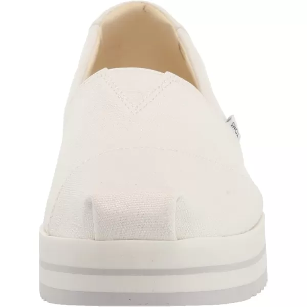 TOMS Womens Alpargata Midform SlipOnWhite