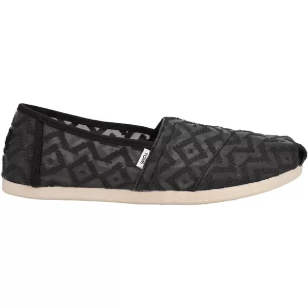 TOMS Womens Alpargata Paper Source SlipOnBlack