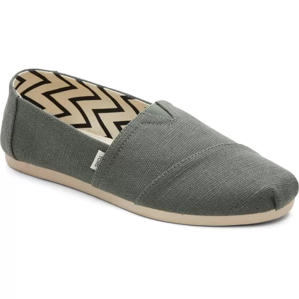 TOMS Womens Alpargata Paper Source SlipOnBonsai Green