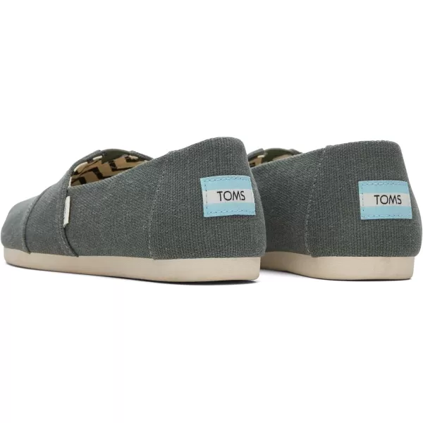 TOMS Womens Alpargata Paper Source SlipOnBonsai Green Heritage Canvas