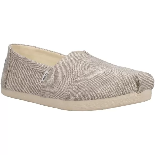 TOMS Womens Alpargata Paper Source SlipOnBrown Textured Woven
