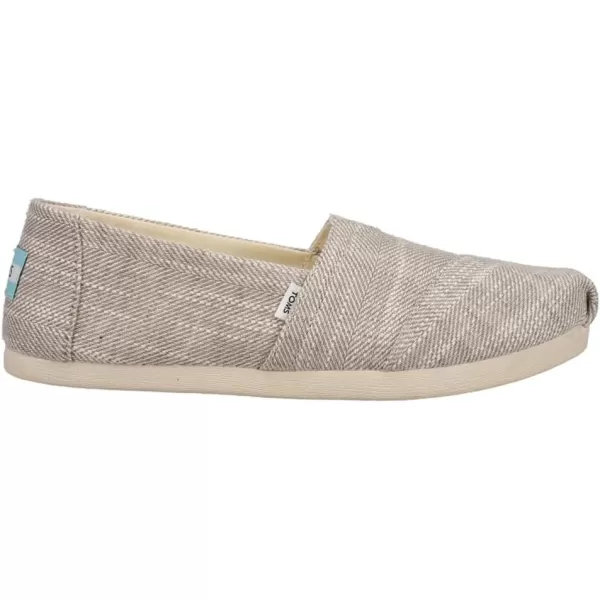 TOMS Womens Alpargata Paper Source SlipOnBrown Textured Woven