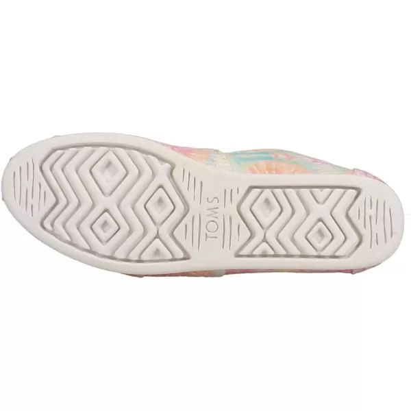 TOMS Womens Alpargata Paper Source SlipOnCandy Pink Tie Dye