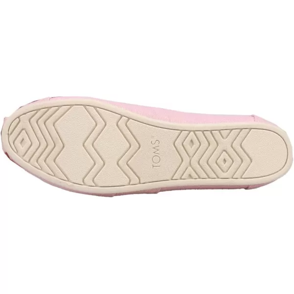 TOMS Womens Alpargata Paper Source SlipOnChalky Pink Heritage Canvas