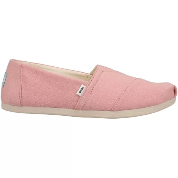 TOMS Womens Alpargata Paper Source SlipOnChalky Pink Linen Crepe