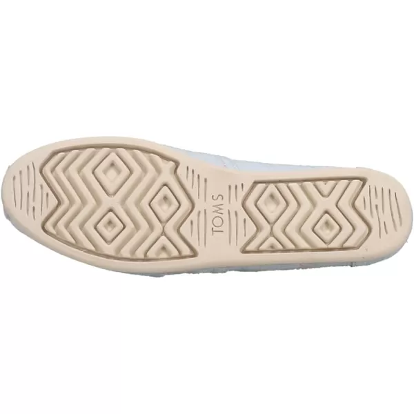 TOMS Womens Alpargata Paper Source SlipOnLight Blue Speckled Linen