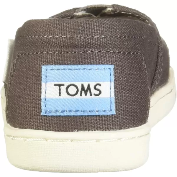 TOMS Womens Alpargata Paper Source SlipOnMid Grey Repreve Our Ocean Woven