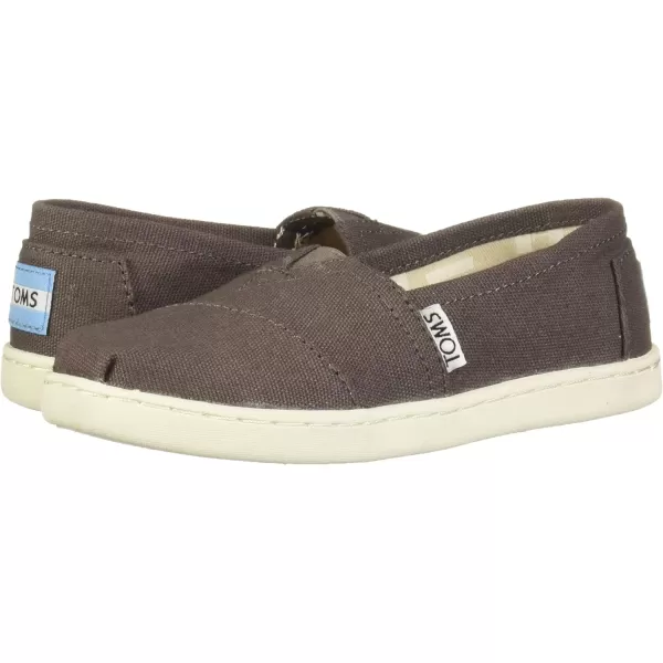 TOMS Womens Alpargata Paper Source SlipOnMid Grey Repreve Our Ocean Woven