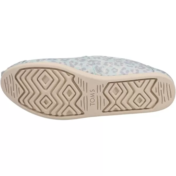 TOMS Womens Alpargata Paper Source SlipOnMisty Blue Giraffe Leopard