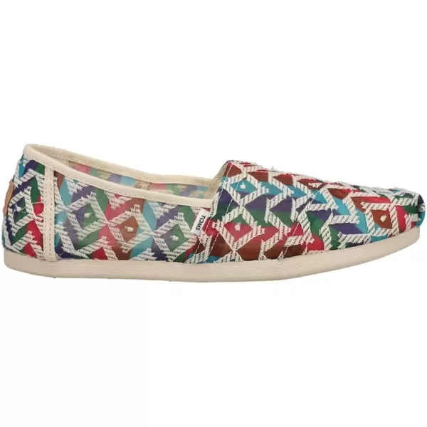 TOMS Womens Alpargata Paper Source SlipOnMulti Chevron