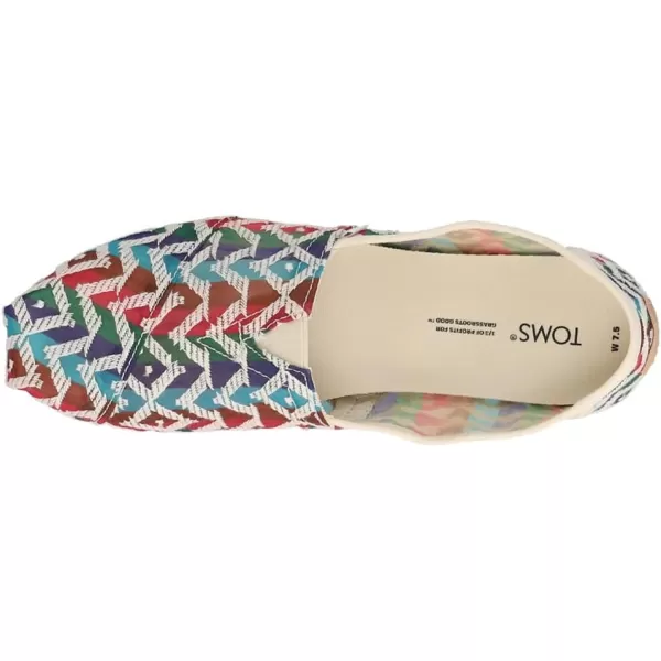TOMS Womens Alpargata Paper Source SlipOnMulti Chevron