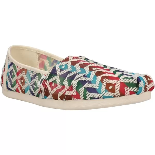 TOMS Womens Alpargata Paper Source SlipOnMulti Chevron