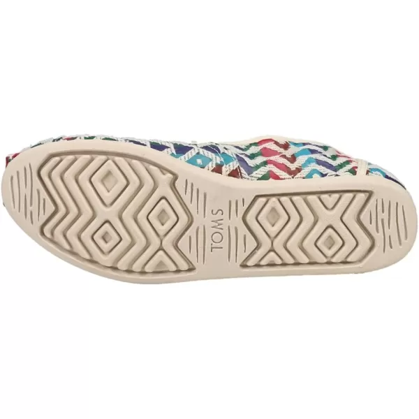 TOMS Womens Alpargata Paper Source SlipOnMulti Chevron