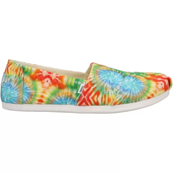 TOMS Womens Alpargata Paper Source SlipOnMulti Red