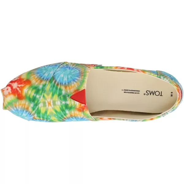 TOMS Womens Alpargata Paper Source SlipOnMulti Red
