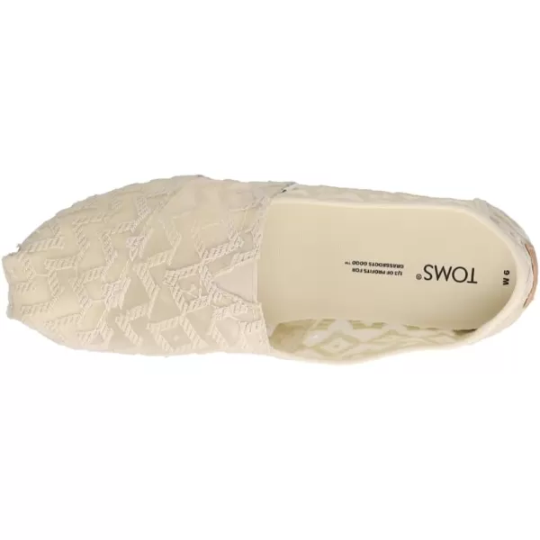TOMS Womens Alpargata Paper Source SlipOnNatural Chevron
