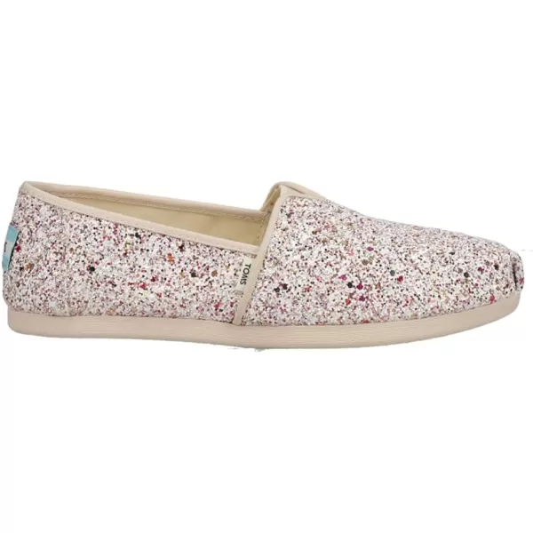 TOMS Womens Alpargata Paper Source SlipOnNatural Glitter