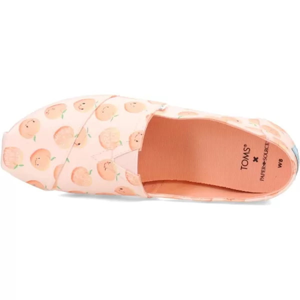 TOMS Womens Alpargata Paper Source SlipOnPink Pearl