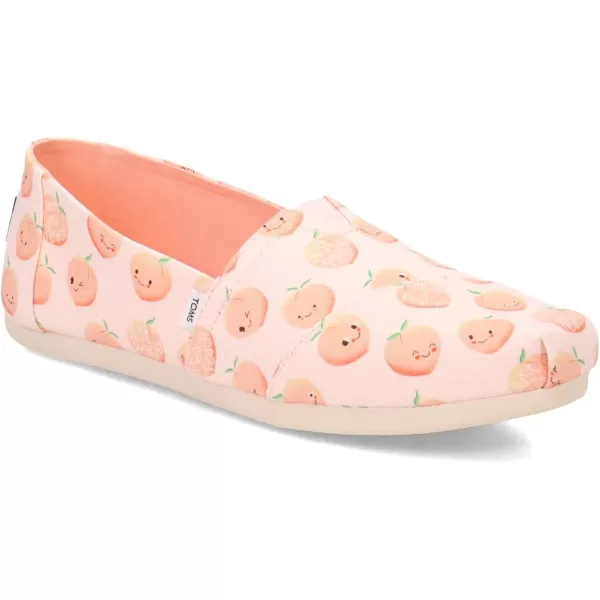 TOMS Womens Alpargata Paper Source SlipOnPink Pearl