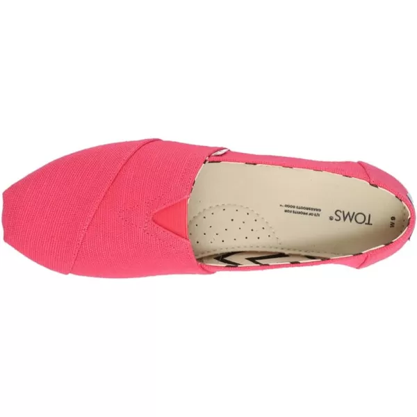 TOMS Womens Alpargata Paper Source SlipOnRaspberry