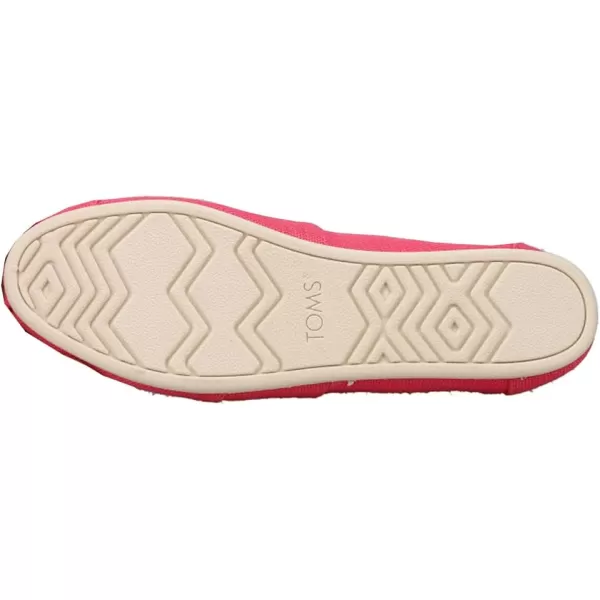 TOMS Womens Alpargata Paper Source SlipOnRaspberry