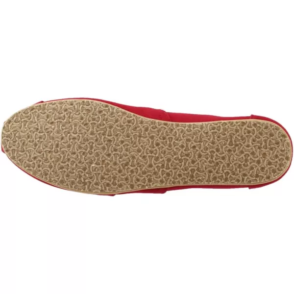 TOMS Womens Alpargata Paper Source SlipOnRed Canvas