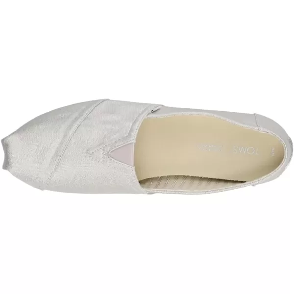 TOMS Womens Alpargata Paper Source SlipOnSilver