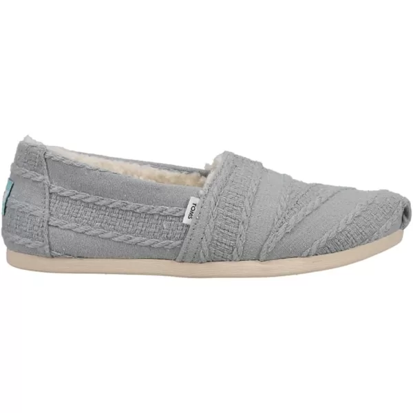 TOMS Womens Alpargata Paper Source SlipOnStone Grey