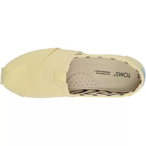 TOMS Womens Alpargata Paper Source SlipOnYellow