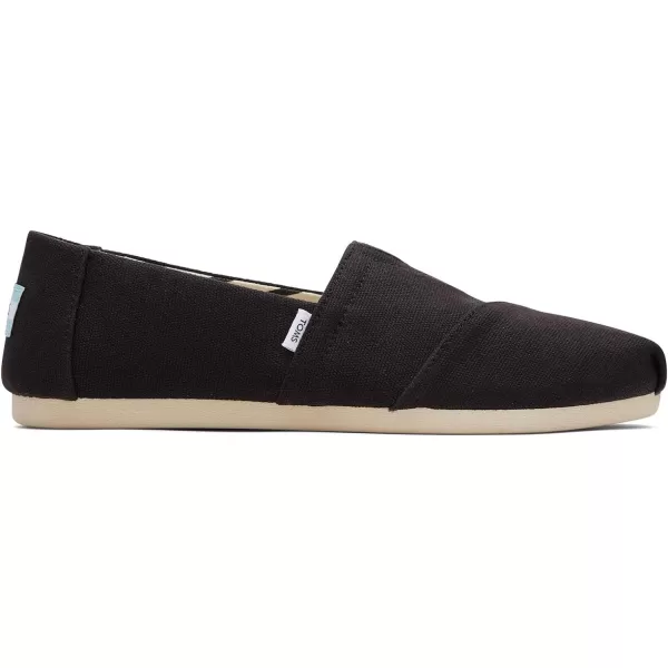 TOMS Womens Alpargata Recycled SlipOnBlack
