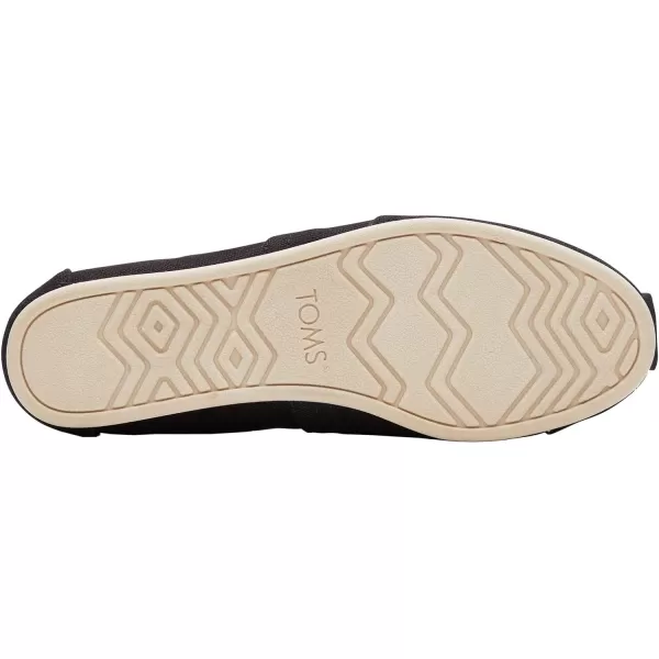 TOMS Womens Alpargata Recycled SlipOnBlack