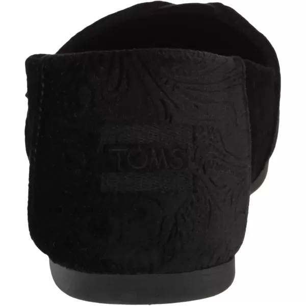 TOMS Womens Alpargata Recycled SlipOnBlack Floral