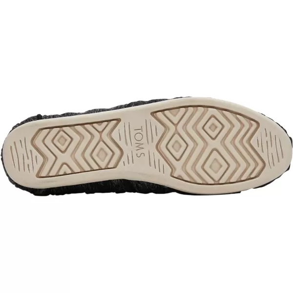 TOMS Womens Alpargata Recycled SlipOnBlack Knit
