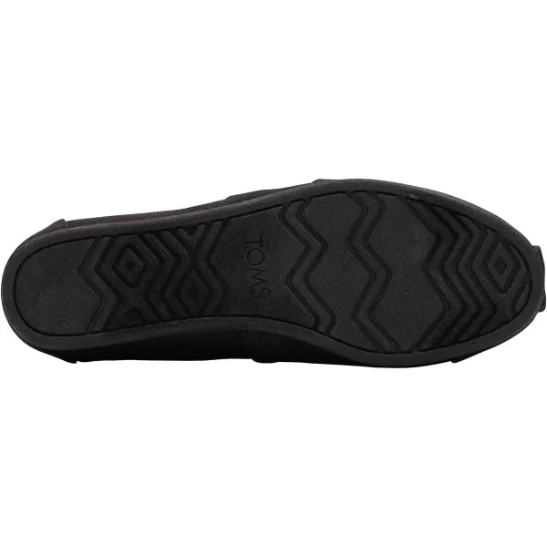 TOMS Womens Alpargata Recycled SlipOnBlackBlack