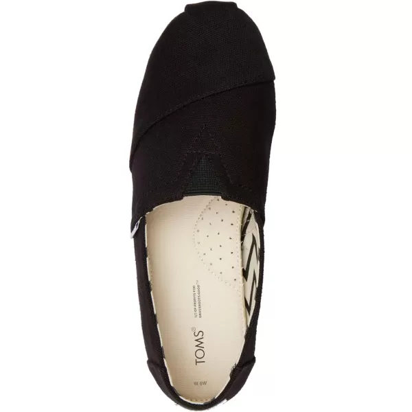 TOMS Womens Alpargata Recycled SlipOnBlackBlack