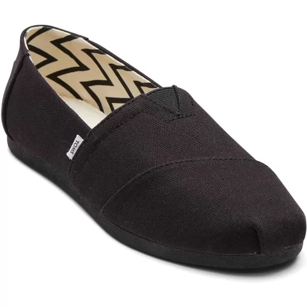 TOMS Womens Alpargata Recycled SlipOnBlackBlack