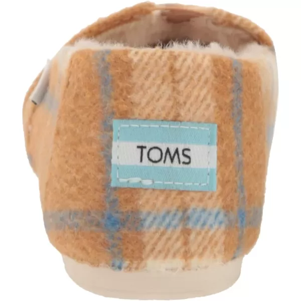 TOMS Womens Alpargata Recycled SlipOnGolden Yellow Plaid