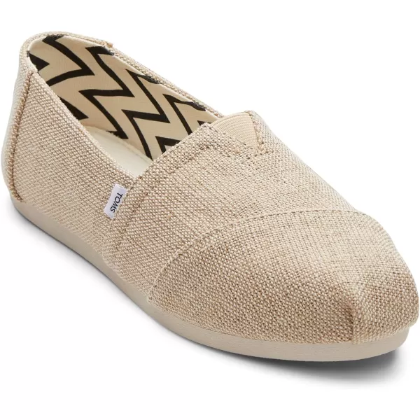 TOMS Womens Alpargata Recycled SlipOnNatural Undyed