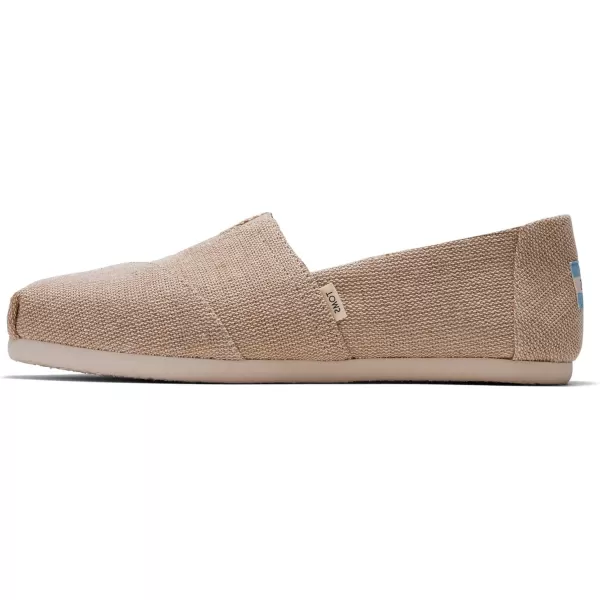 TOMS Womens Alpargata Recycled SlipOnNatural Undyed
