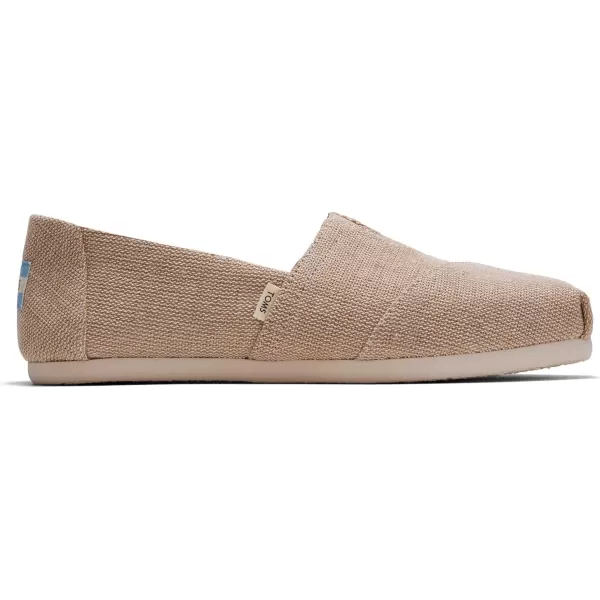 TOMS Womens Alpargata Recycled SlipOnNatural Undyed